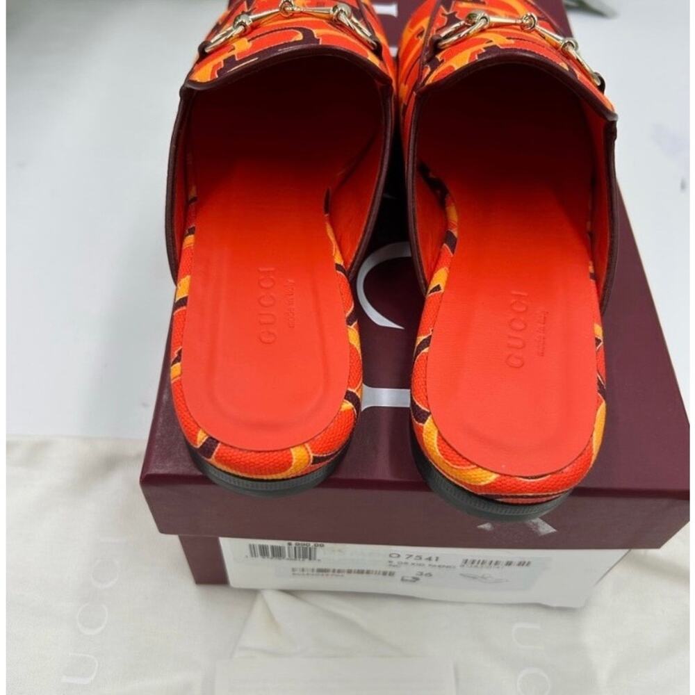 Women's Gucci horse bit Princetown mules size 36.5 made in Italy - Picture 7 of 16